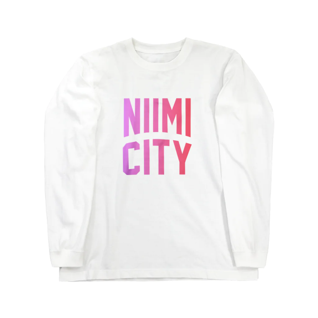 JIMOTOE Wear Local Japanの新見市 NIIMI CITY ロングスリーブTシャツ