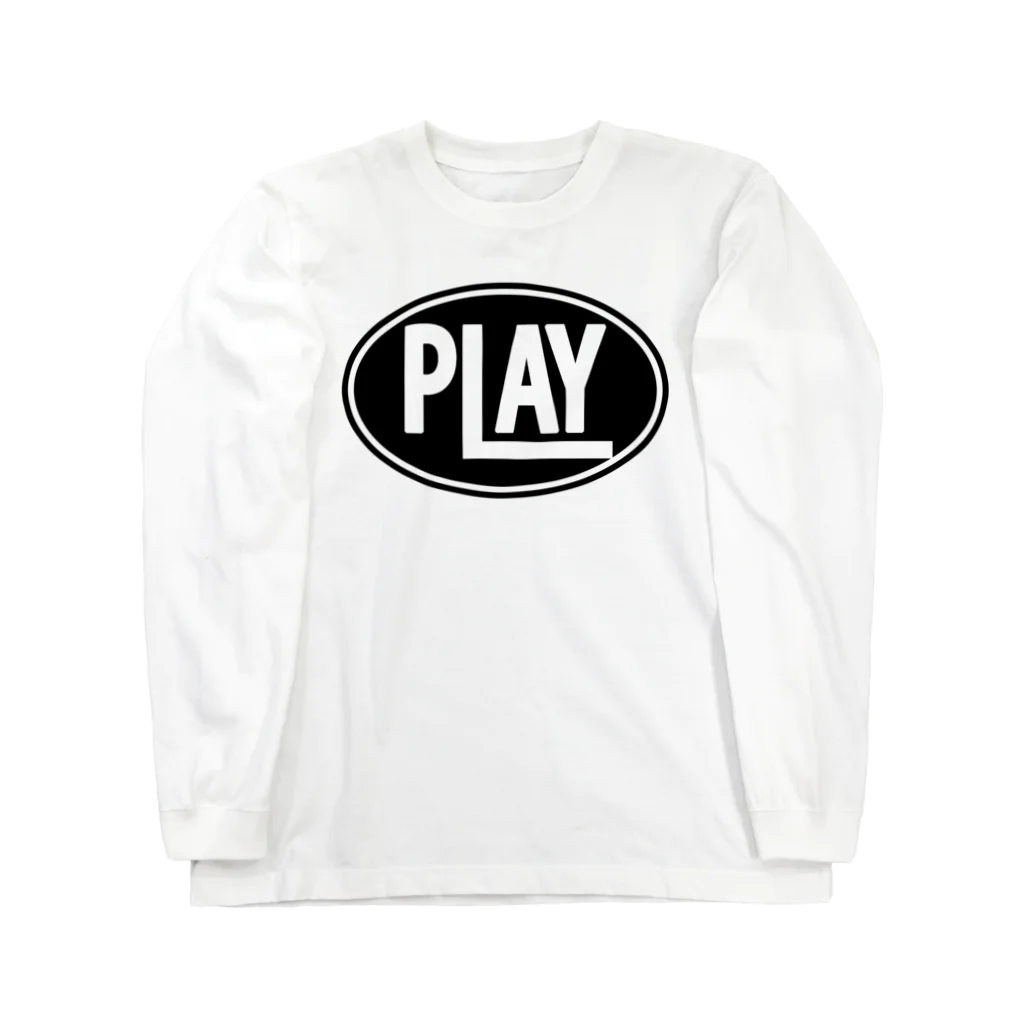 PLAY clothingのELLIPSE LOGO BL ① ロングスリーブTシャツ