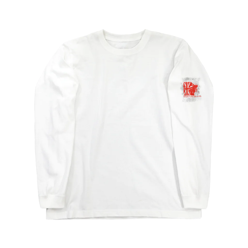 SOKICHISAITOのMOTOREDFLOWER ShiroiHana REDROGO Long Sleeve T-Shirt