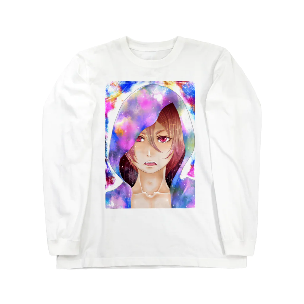 ぺちゃの ○。銀狐堂。○ のガーネットの君 Long Sleeve T-Shirt