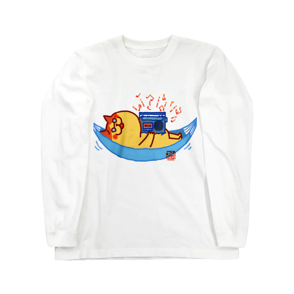 tokisanの働く気ゼロのメタボ猫さん。 Long Sleeve T-Shirt