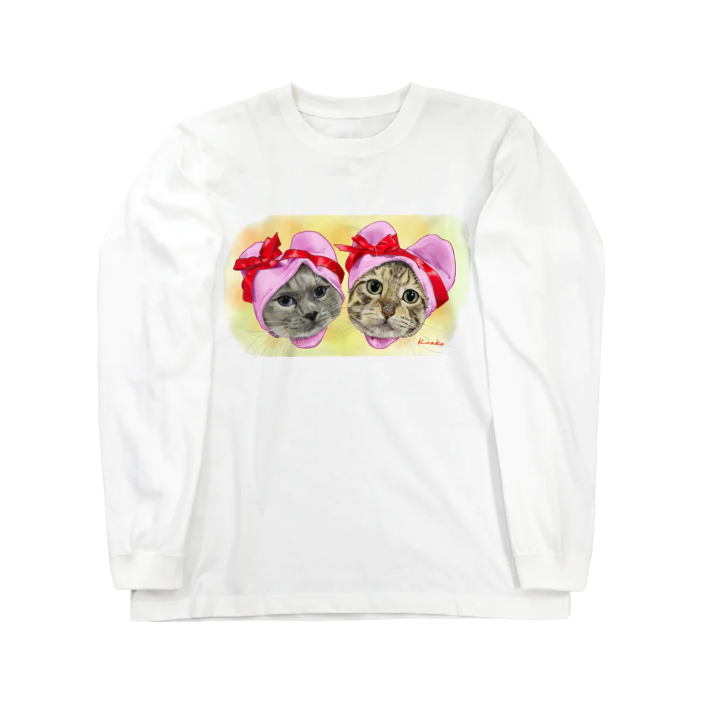 kinako-japanのうにちゃん　たびちゃん Long Sleeve T-Shirt