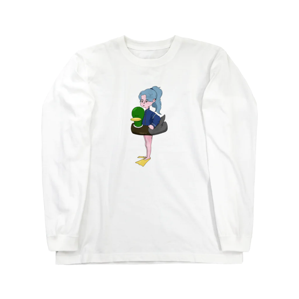 ミセカモの「足元は任せろ」 Long Sleeve T-Shirt