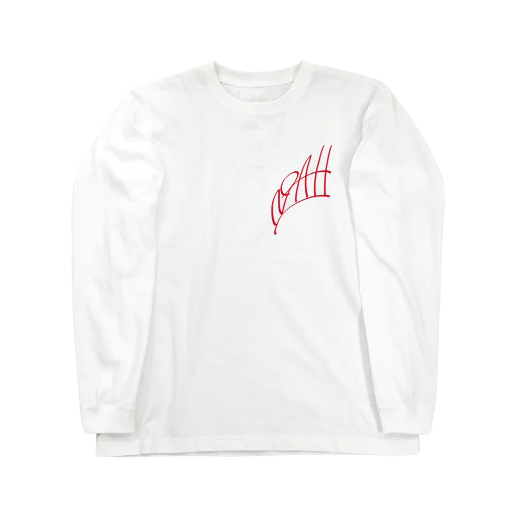 126.comのism的ノアさん（ボツ）デザインred Long Sleeve T-Shirt