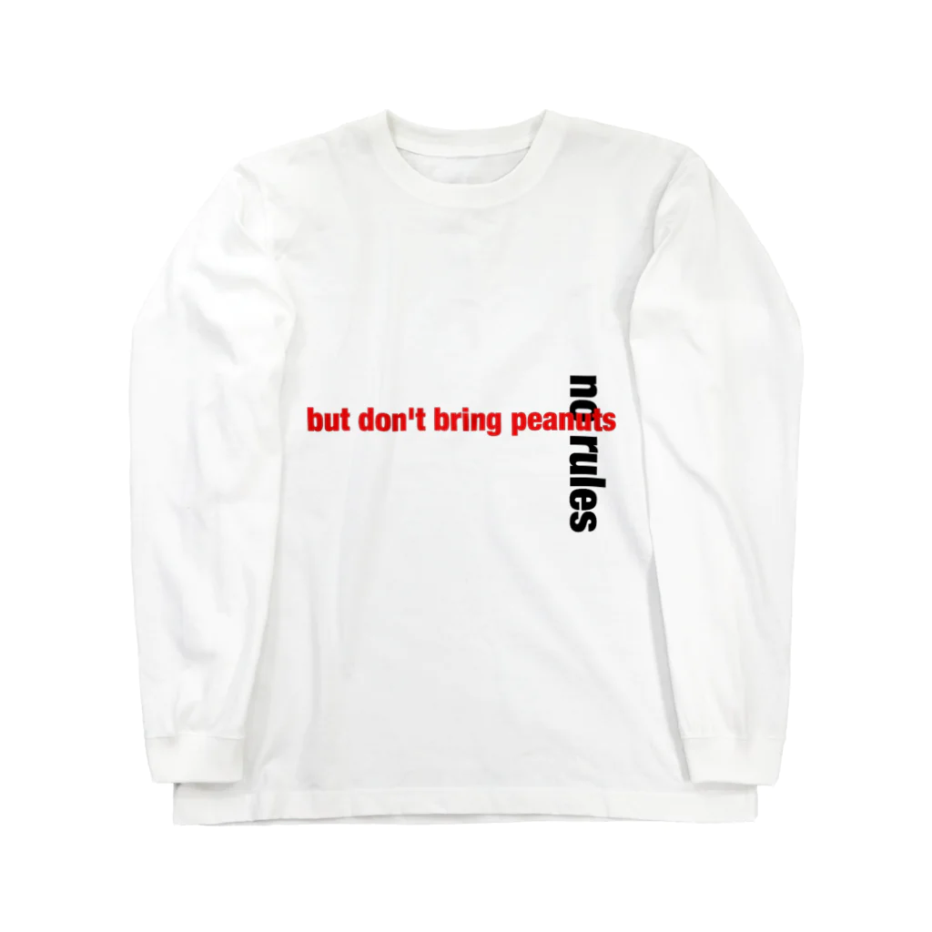 FEELING NOTHING のNo peanuts ロングスリーブTシャツ