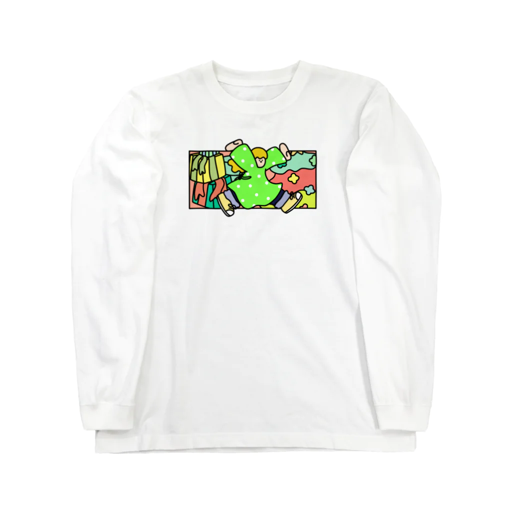 よもぎたけのこのXの女の子（前） Long Sleeve T-Shirt