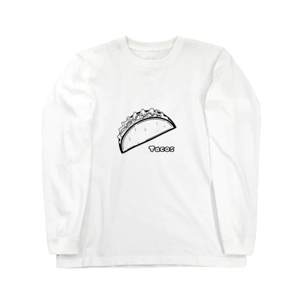 バスケのタコス　tacos ロングスリーブTシャツ