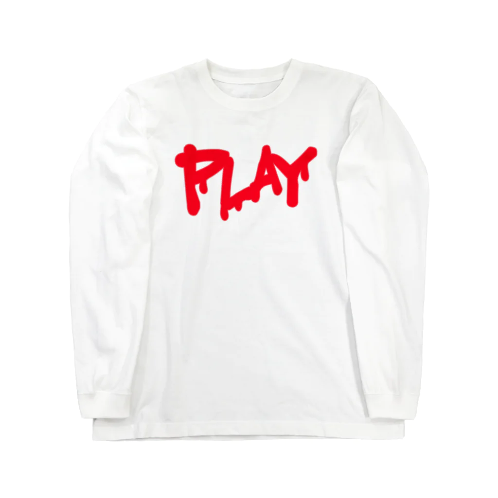 PLAY clothingのDRIP LOGO  R ① ロングスリーブTシャツ