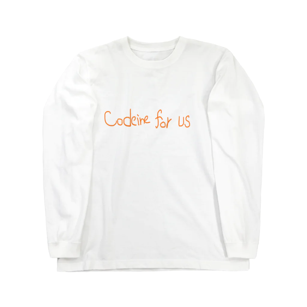 mMmMmのcodeine for us ロングスリーブTシャツ