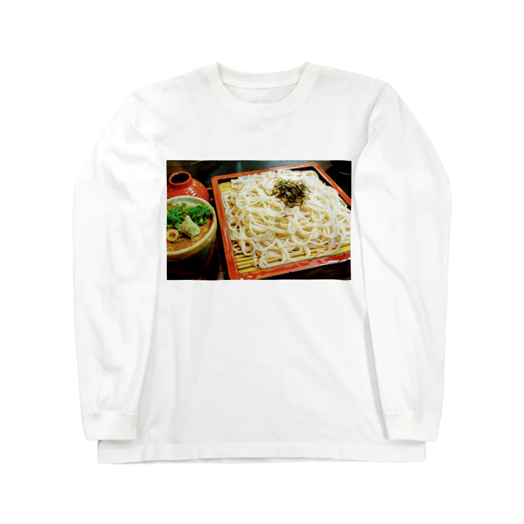 脳みそちゃんの【お蕎麦】脳みそちゃん Long Sleeve T-Shirt