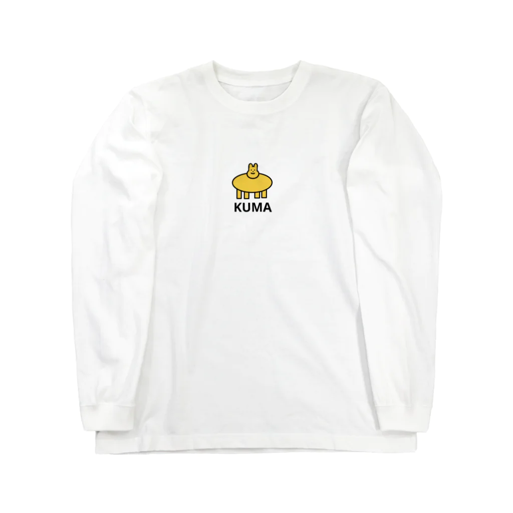 Pop AnimalsのKUMAさんシリーズ Long Sleeve T-Shirt