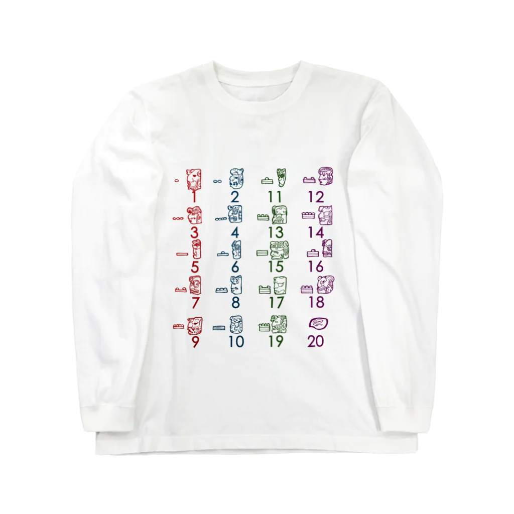 say-coのマヤ数字 Long Sleeve T-Shirt