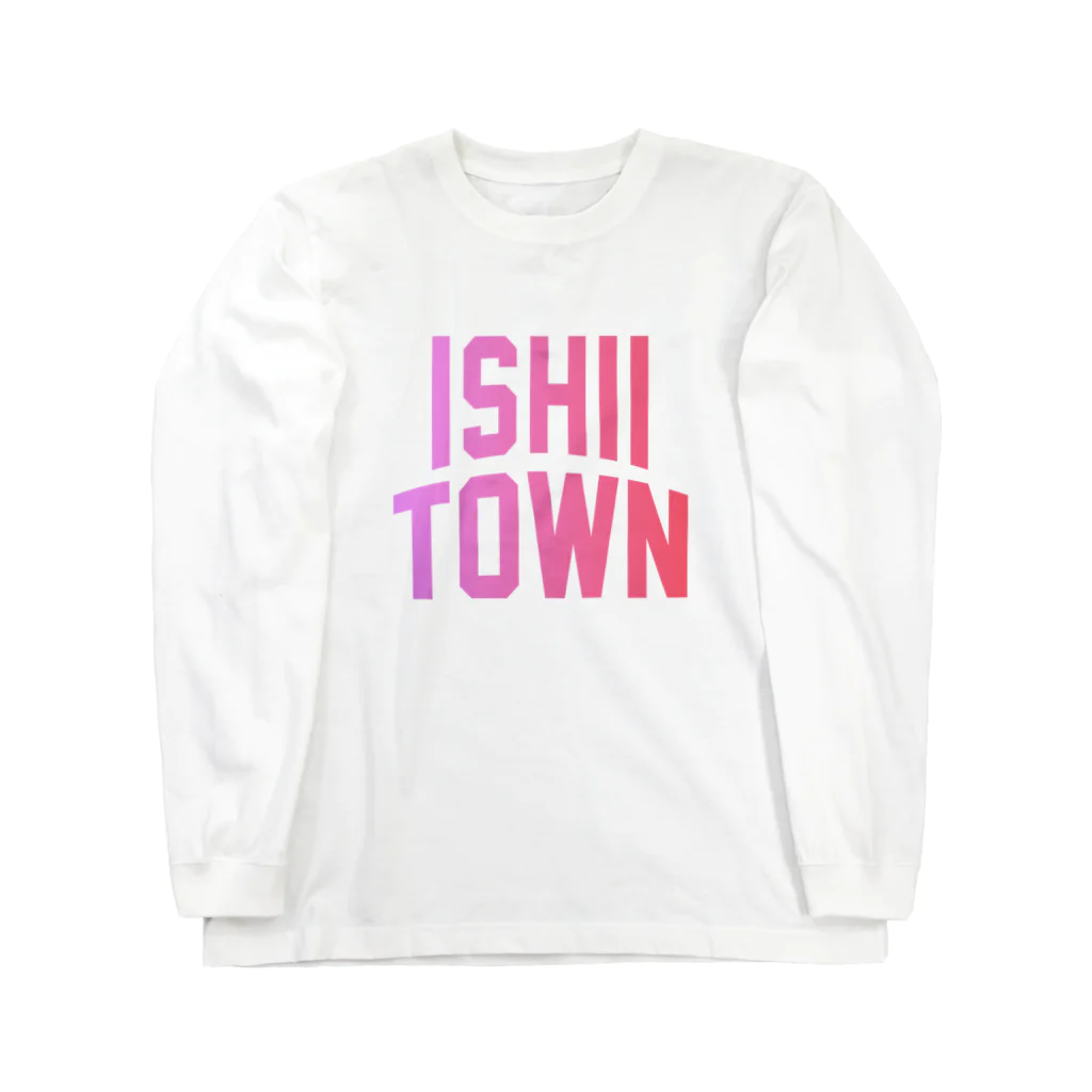 JIMOTOE Wear Local Japanの石井町 ISHII TOWN Long Sleeve T-Shirt