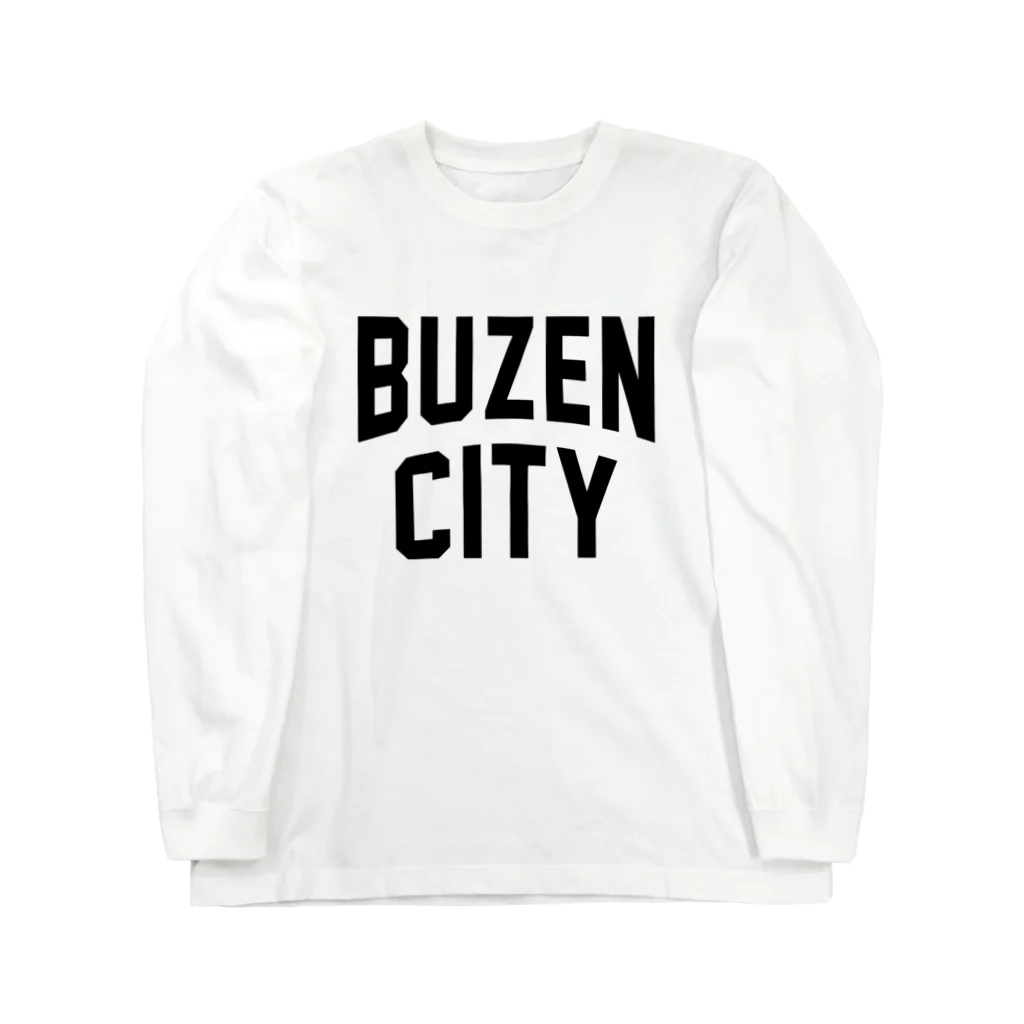 JIMOTOE Wear Local Japanの豊前市 BUZEN CITY Long Sleeve T-Shirt