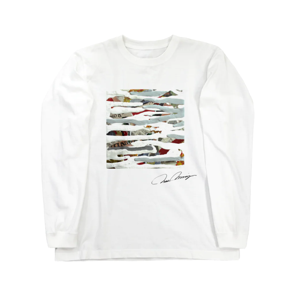 addfuns NAO MORIGOの時の隙間 ブロック バックロゴマーク無し Long Sleeve T-Shirt