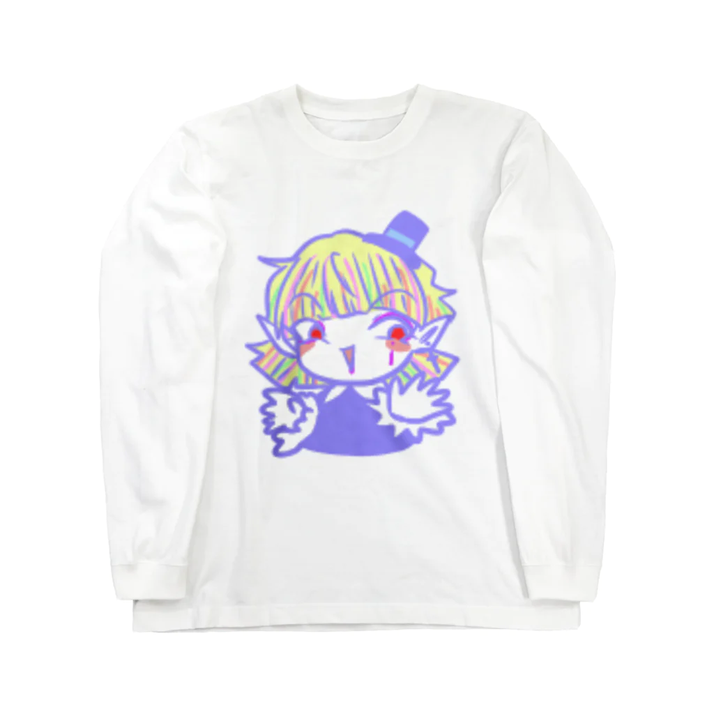 るーと｡:°ஐ*｡:°ʚ♥ɞ*｡:°ஐ*の【おちゃめな天使】ソネット【オリジナル】 ロングスリーブTシャツ