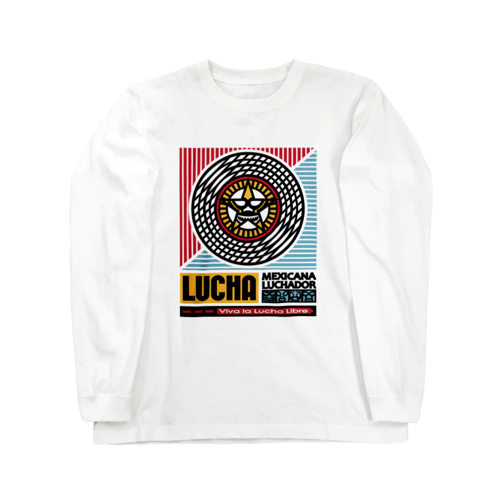 LUCHAのviva la lucha libre dos ロングスリーブTシャツ