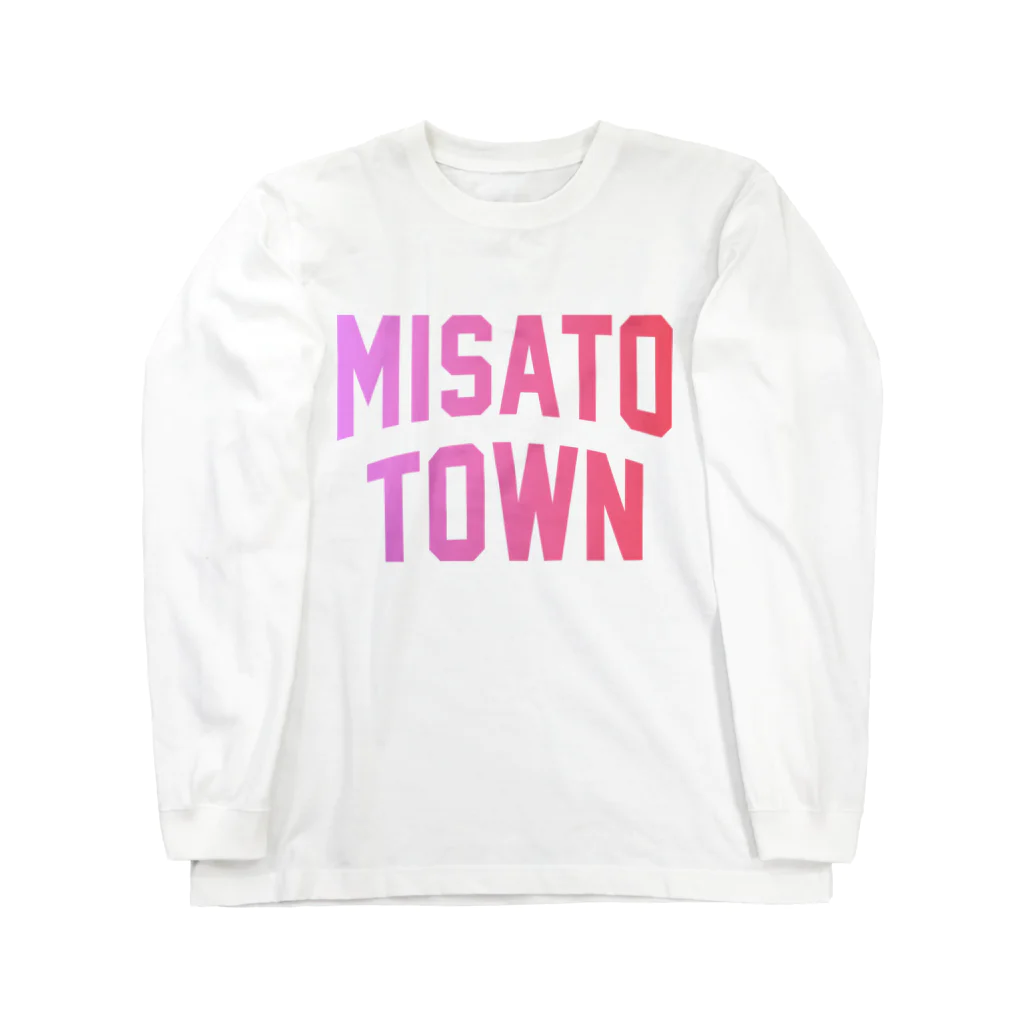 JIMOTOE Wear Local Japanの美里町 MISATO TOWN Long Sleeve T-Shirt