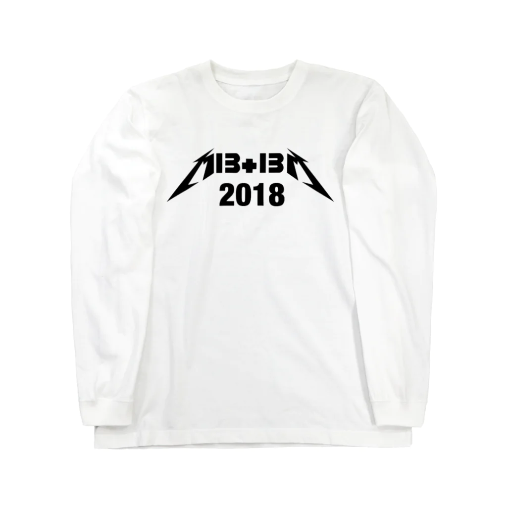 メーメーのRock風Logo ロングスリーブTシャツ
