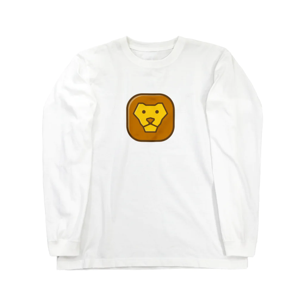 willnetのSavanna lion face ロングスリーブTシャツ