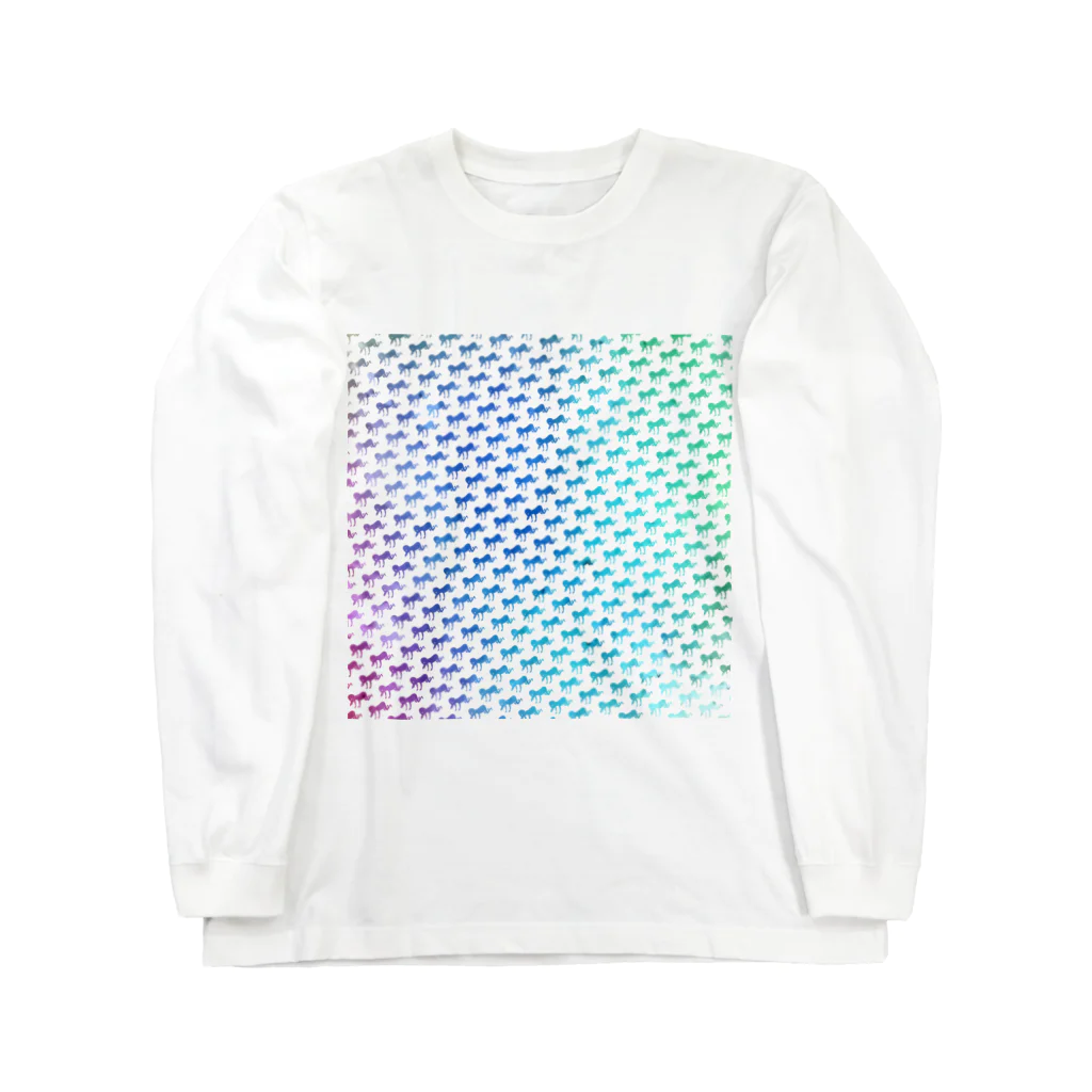 くちばし商会の鳥の群れ Long Sleeve T-Shirt