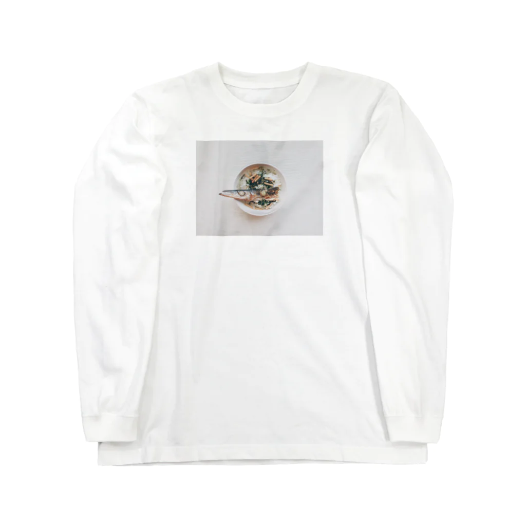 あの、一枚のあの、茶漬け Long Sleeve T-Shirt