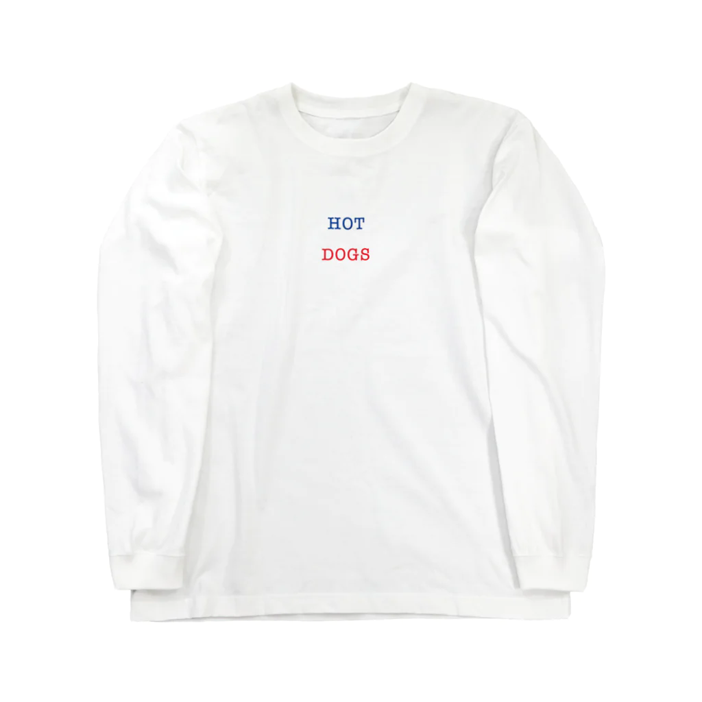 テディーのHOT DOGS Long Sleeve T-Shirt