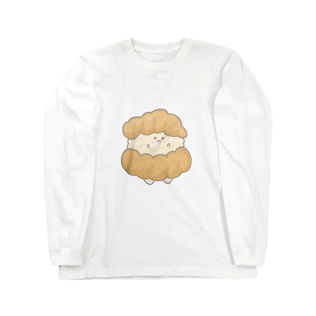 さきまるらんどのシュークリームのくりむちゃん Long Sleeve T-Shirt