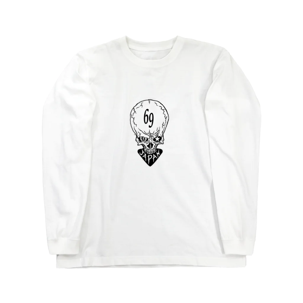 NEOJAPANESESTYLE                               のskullrock Long Sleeve T-Shirt