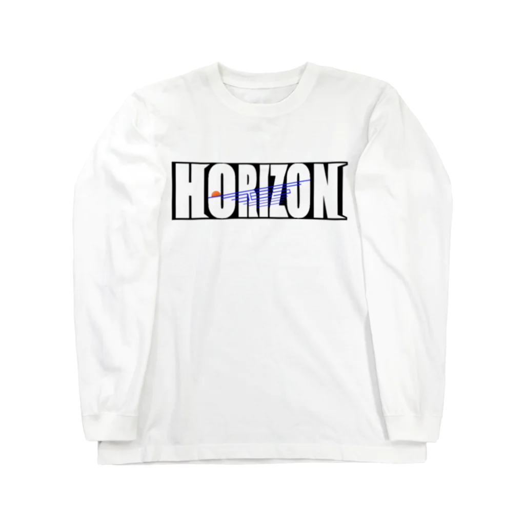 ASCENCTION by yazyの両面印刷ver.　HORIZON 2022　（22/08） ロングスリーブTシャツ