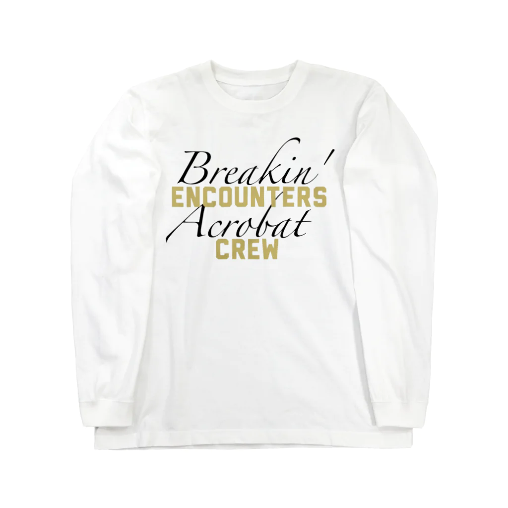 ブレイクダンス商品店「SNACKs」Breakdanceのブレイキン＆アクロバットTシャツ ロングスリーブTシャツ