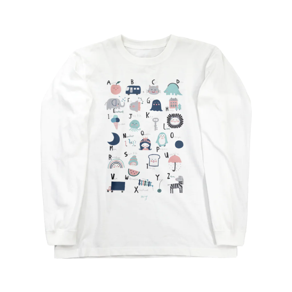 たにざきまほ/Maho TanizakiのいろいろアルファベットB Long Sleeve T-Shirt