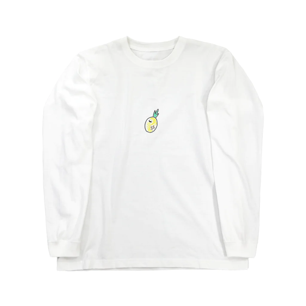 puccataisaのパイナップルTシャツ Long Sleeve T-Shirt