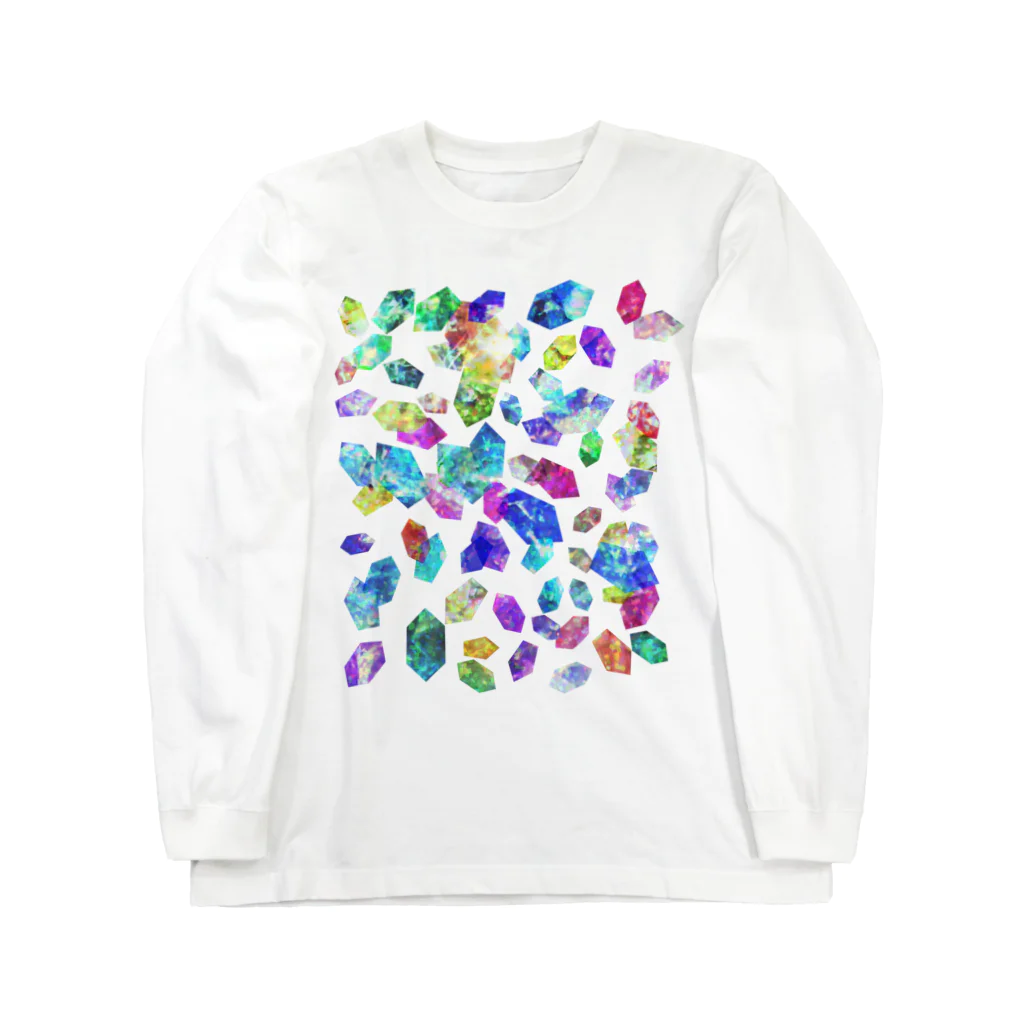 R☆worldのカラフルクリスタル Long Sleeve T-Shirt