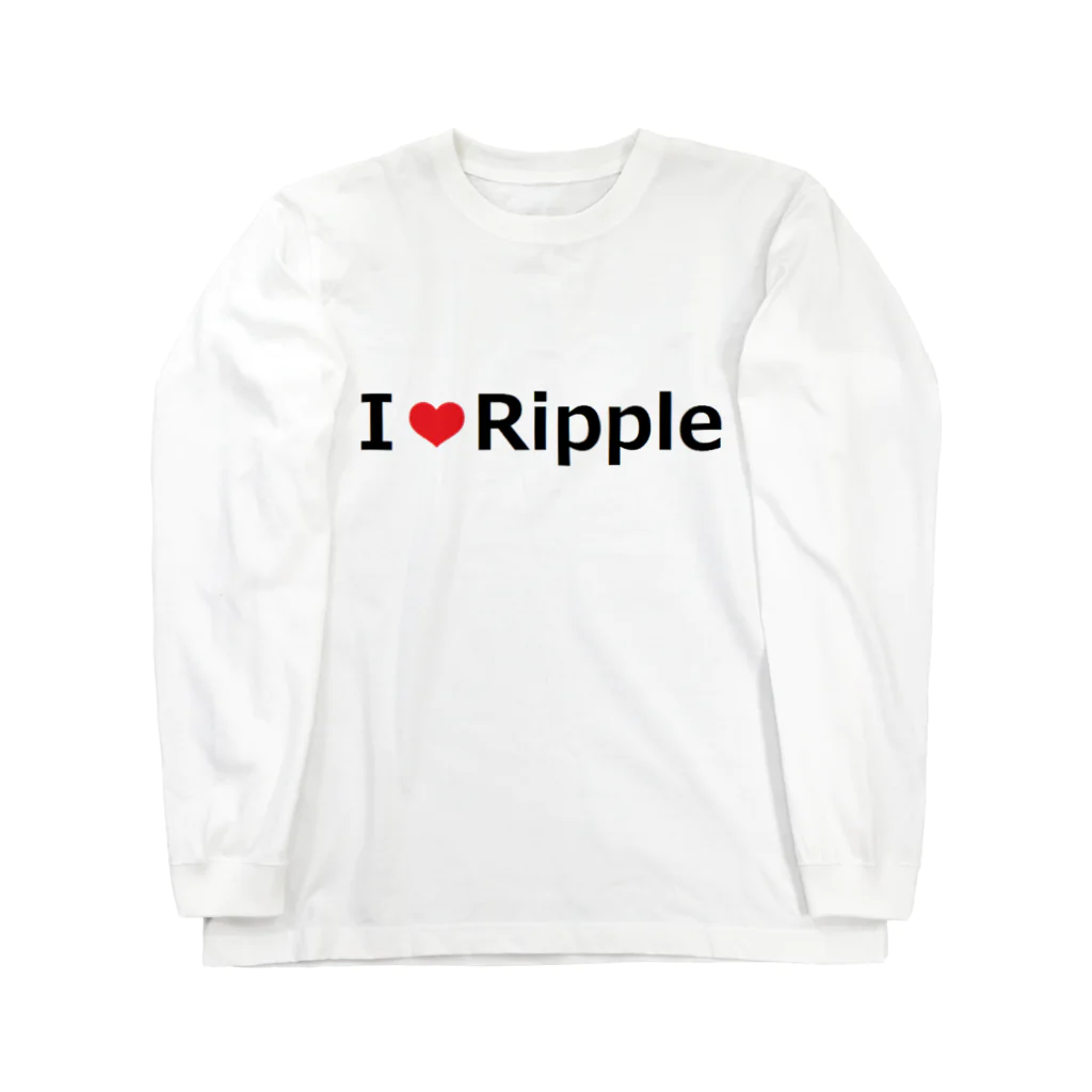 BBdesignのI Love Ripple Long Sleeve T-Shirt