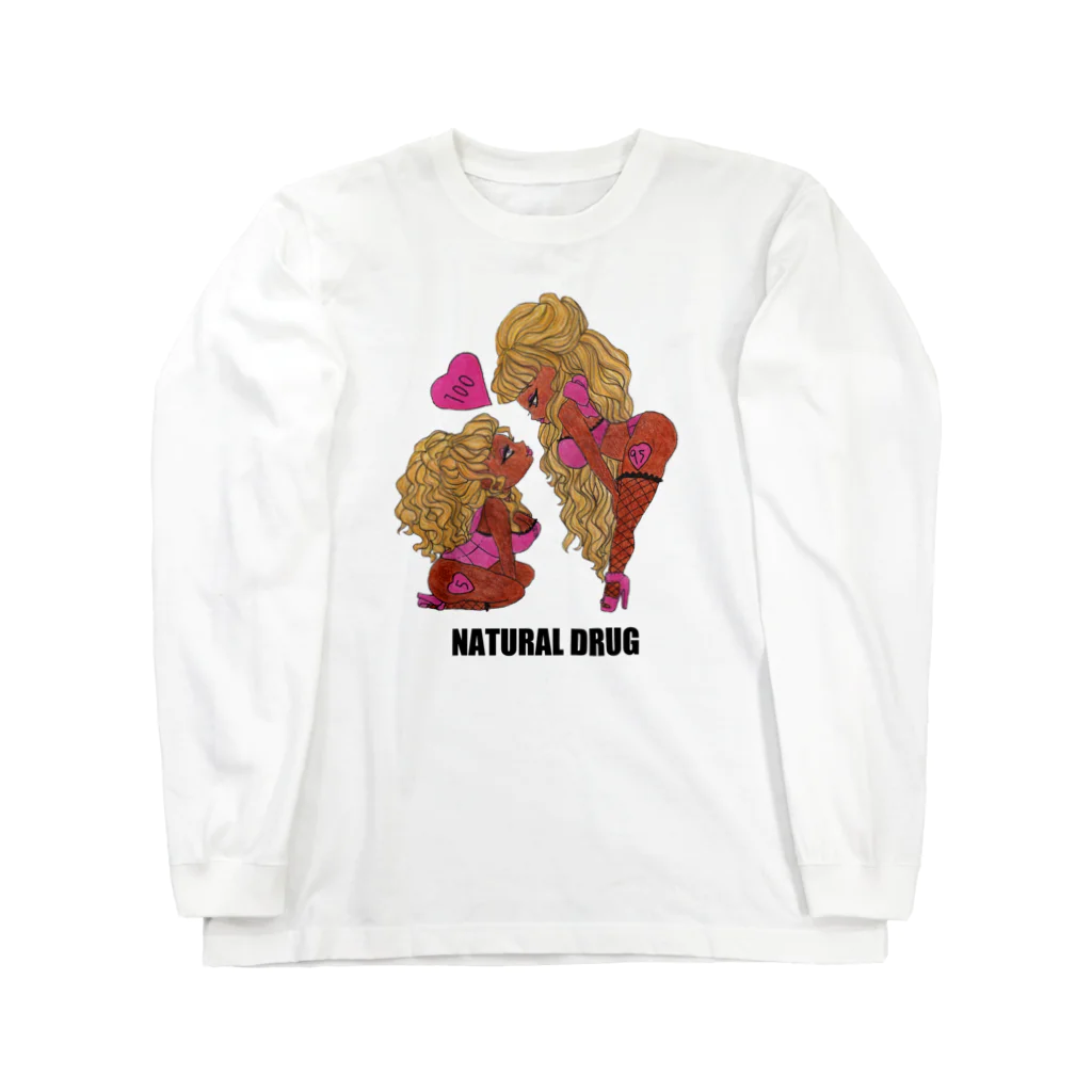 【95％+5％girls】の100％girls Long Sleeve T-Shirt