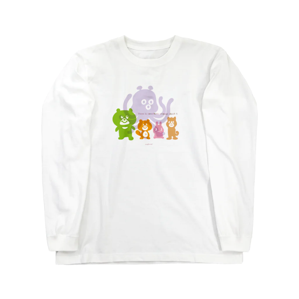 コーヒーロールの動物アンテナ Long Sleeve T-Shirt