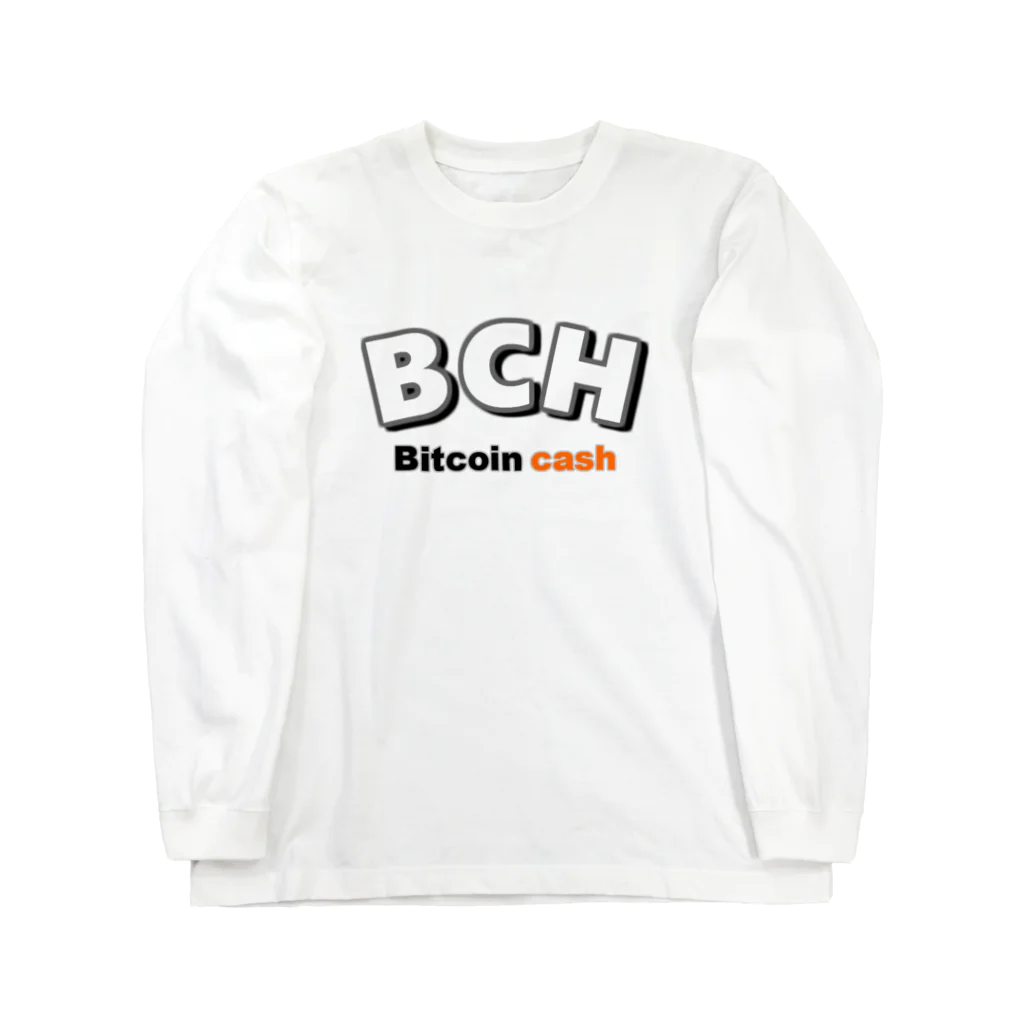 BBdesignのBCH ビットコインキャッシュ ロングスリーブTシャツ