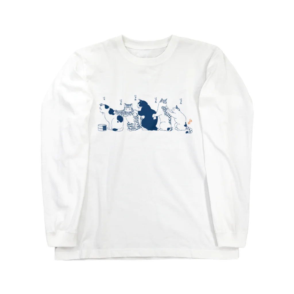 元祖ふとねこ堂の猫国温泉（にゃんごくおんせん） Long Sleeve T-Shirt