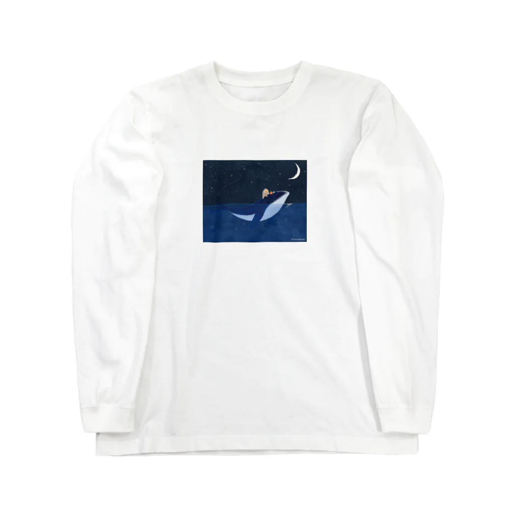 たまひろみShopのクジラさんと友達 Long Sleeve T-Shirt