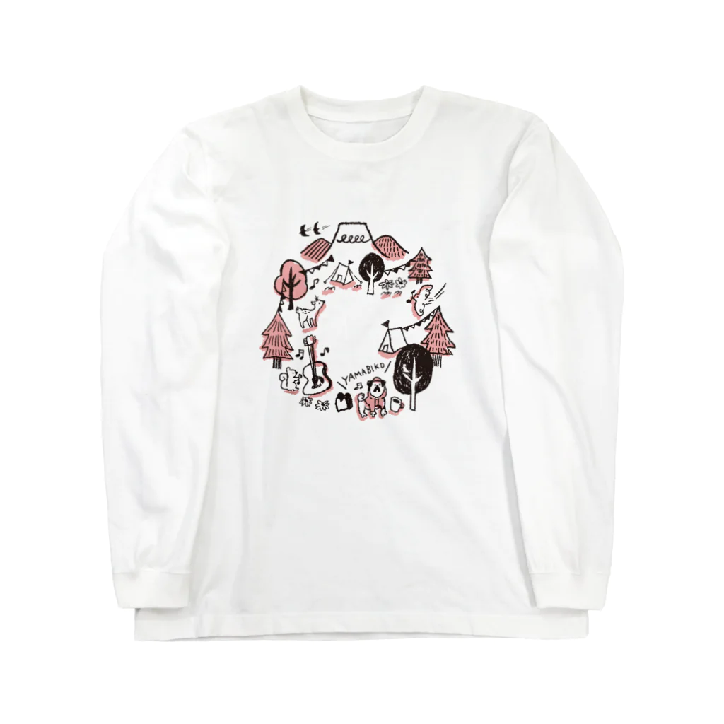 yukino apparel shopのYAMABIKO PINK Long Sleeve T-Shirt