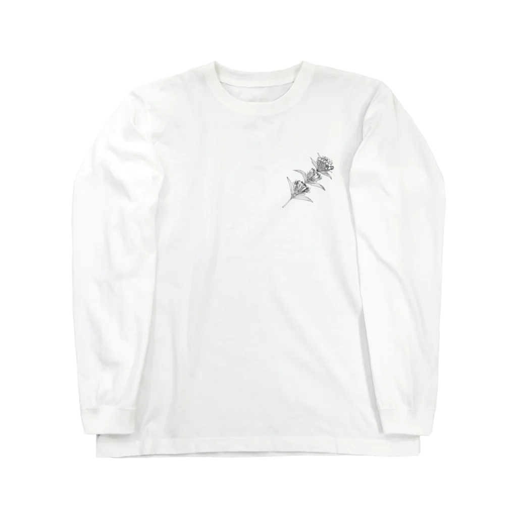 ルーツのリンドウの花 Long Sleeve T-Shirt