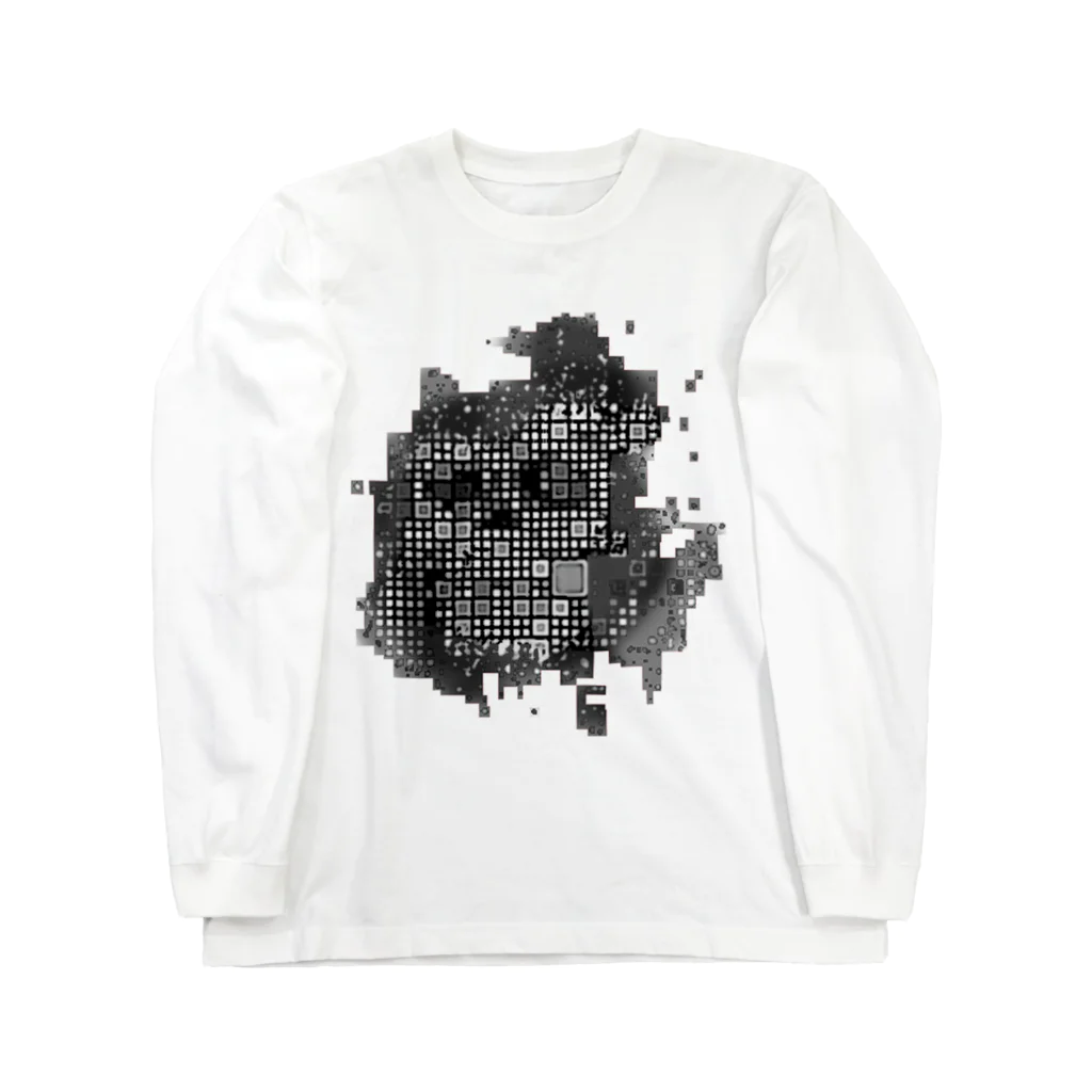 KaedeのScull squares ロングスリーブTシャツ