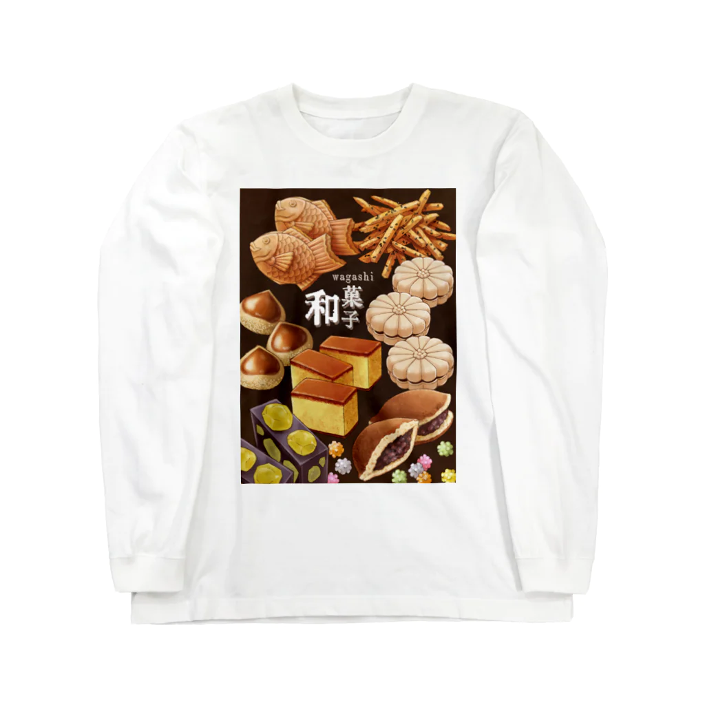 オペラの 和菓子 ロングスリーブTシャツ