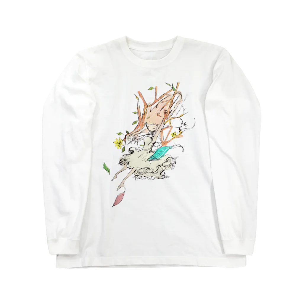 GRICOの木々になる少女 Long Sleeve T-Shirt