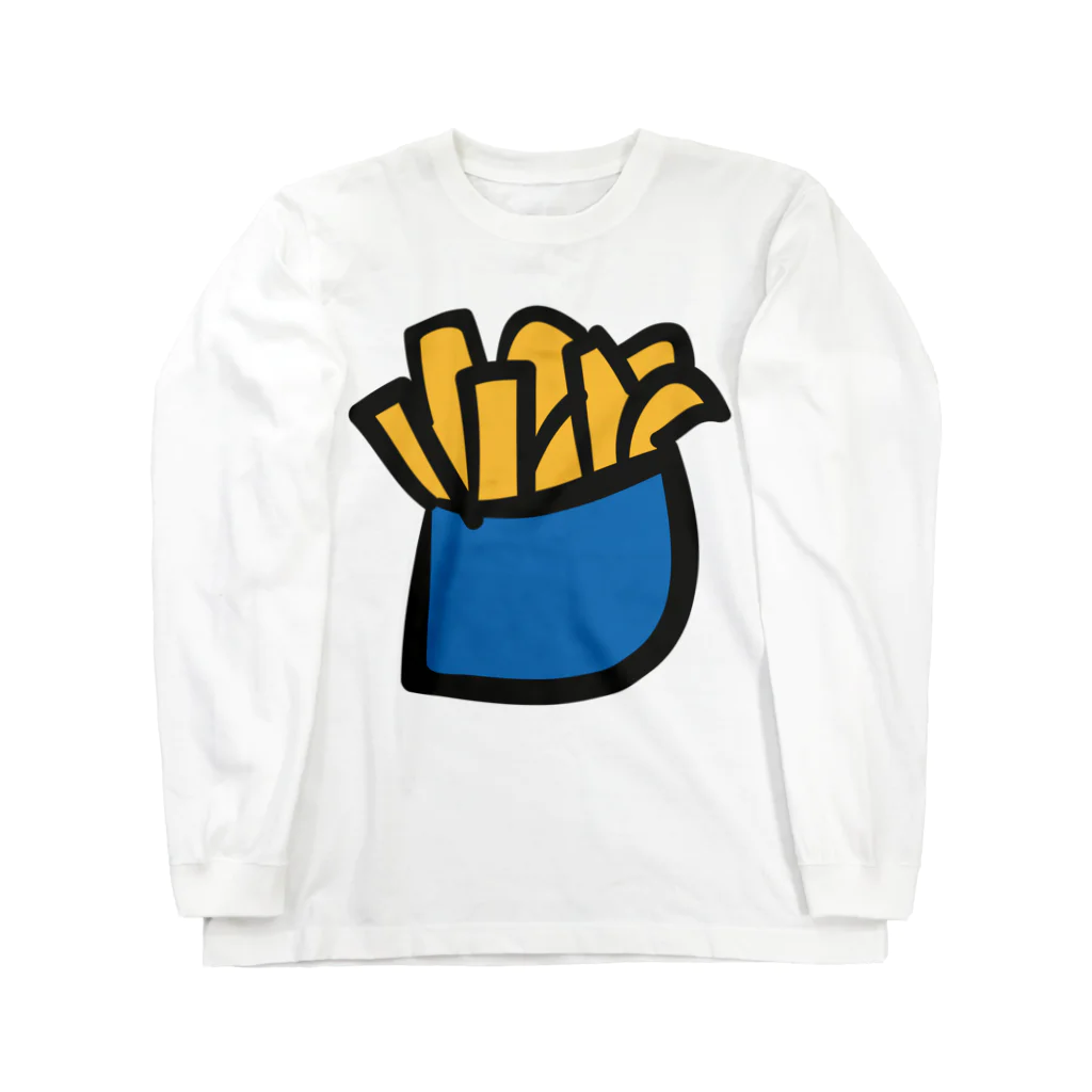 ぽっぷんすたんぷ -POP’N STAMP-のフライドポテトのSサイズ Long Sleeve T-Shirt