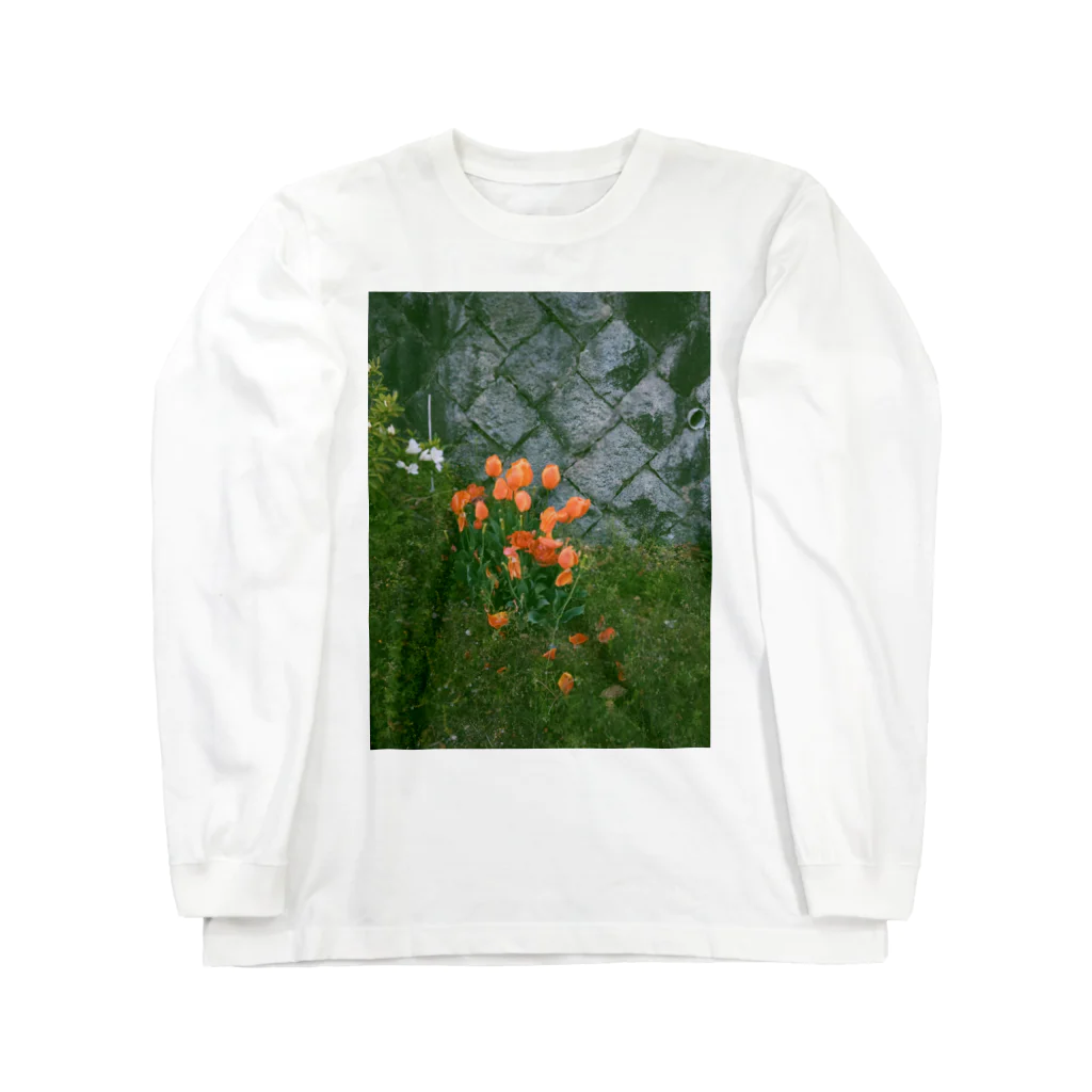 osayuのオレンジチューリップ Long Sleeve T-Shirt