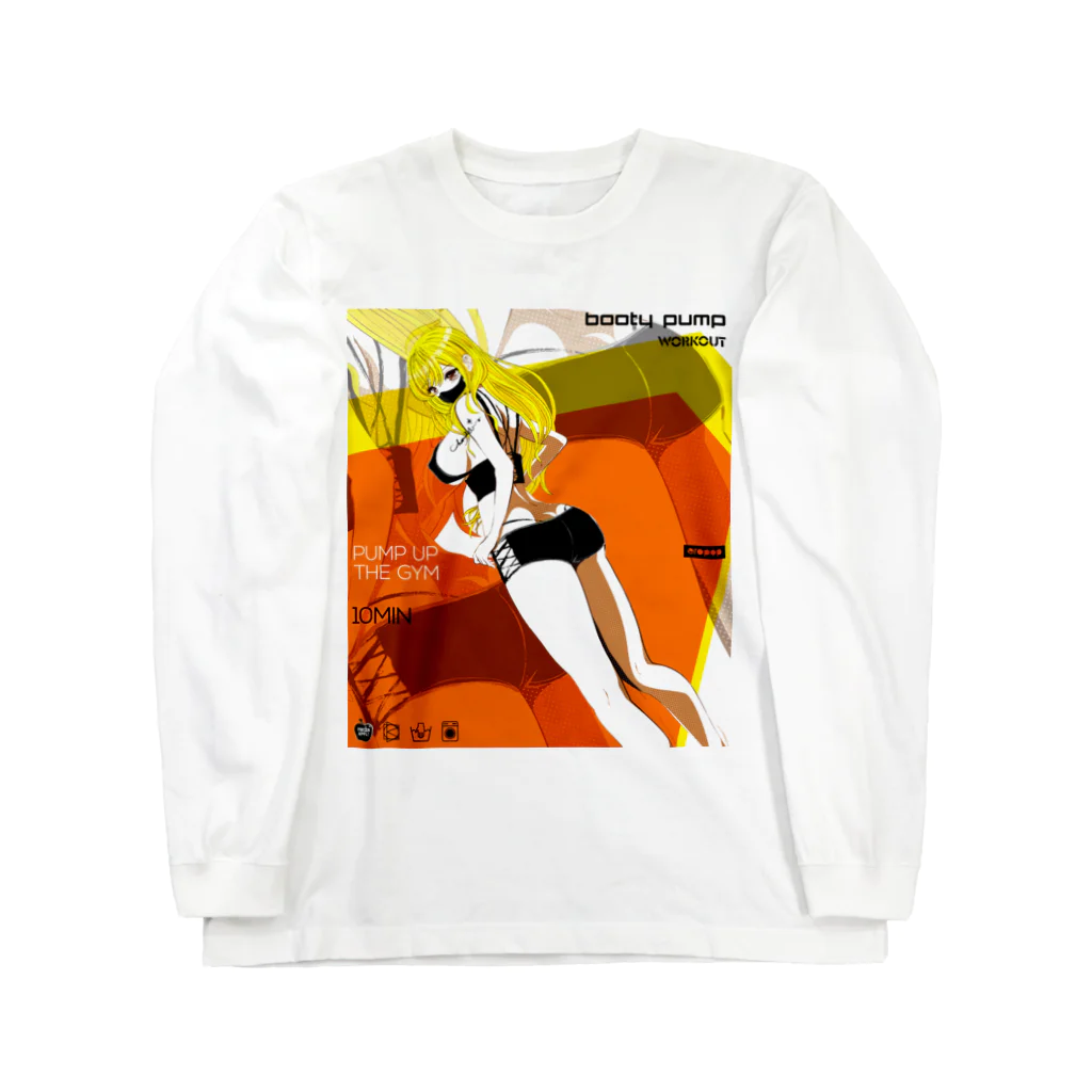 loveclonesのBOOTY PUMP 夏の着せ替えドール 0564 エロポップ ギャル せな 白限定 Long Sleeve T-Shirt