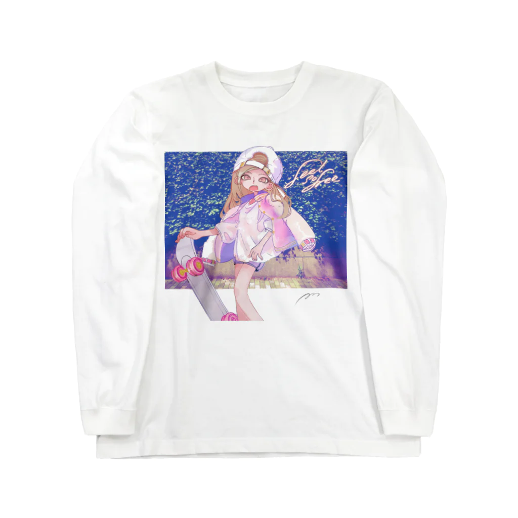 つづつのhophap pink gold Long Sleeve T-Shirt