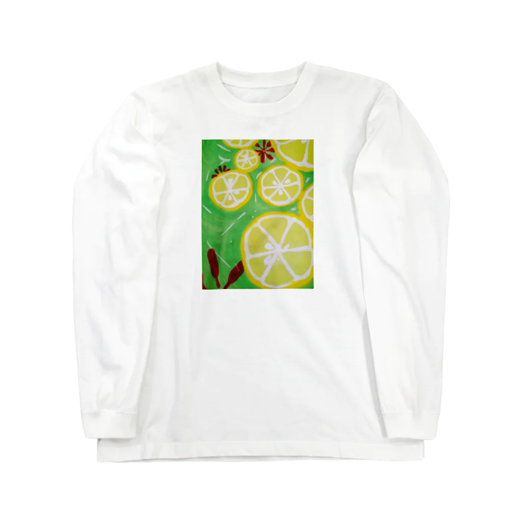 tomspacemanのレモン花火 Long Sleeve T-Shirt